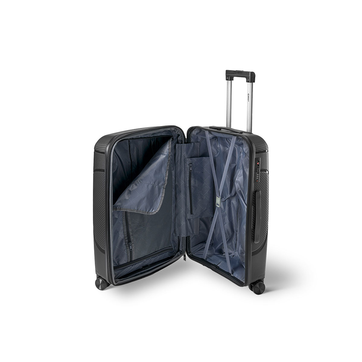 Βαλίτσα μεσαία RCM Xplorer 1077-24 Black - Image 2